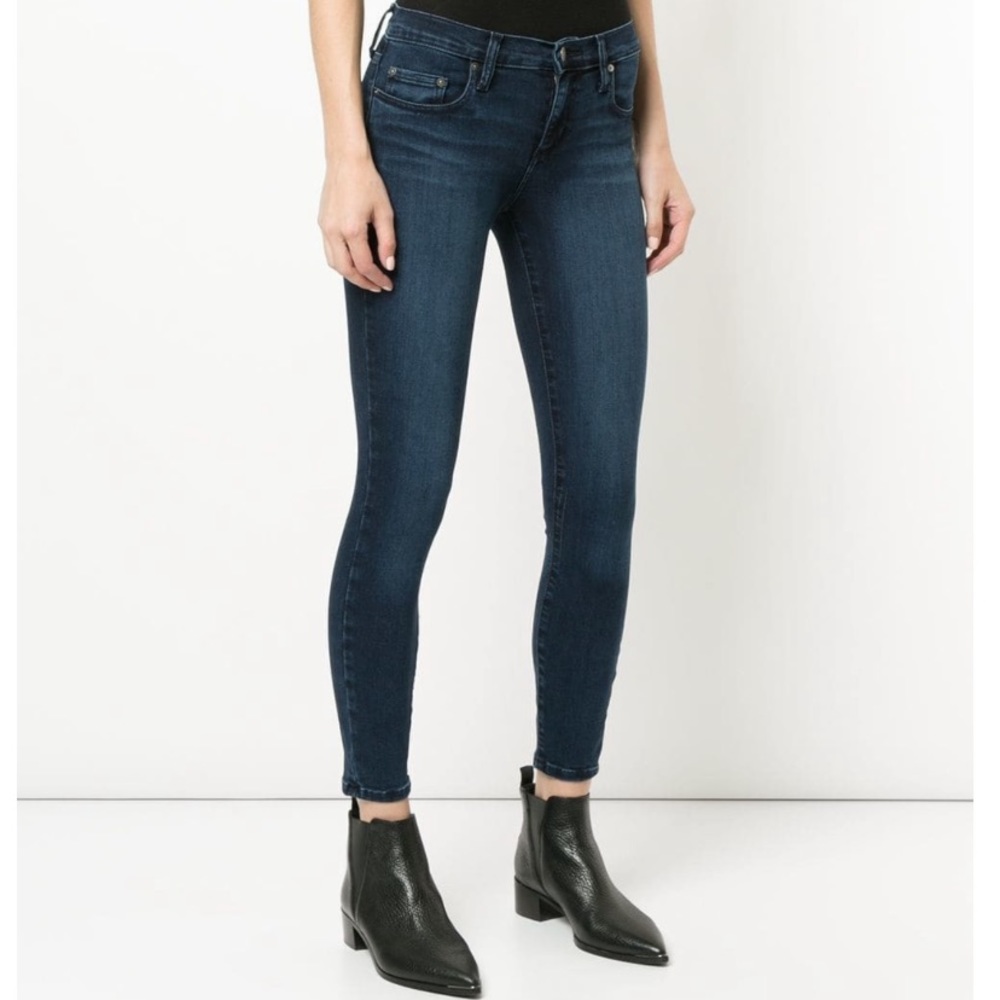 Nobody denim Geo ankle true mid rise skinny jeans in Rebel wash size 25
